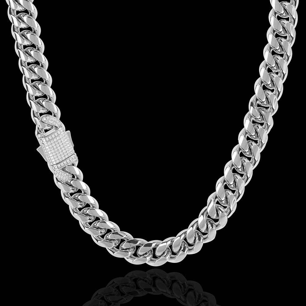 European Hip Hop Titanium Steel Necklace Ornament Stainless Steel Cuban Link Chain