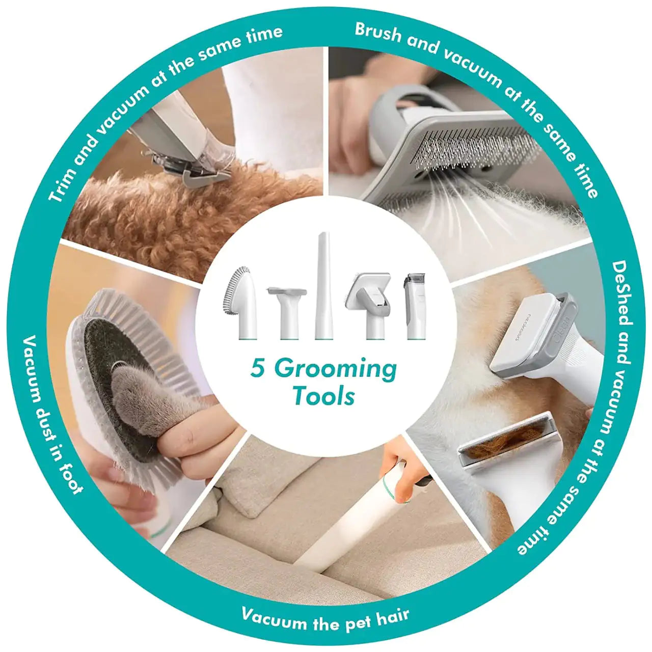 Pet Hair Grooming Vacuum