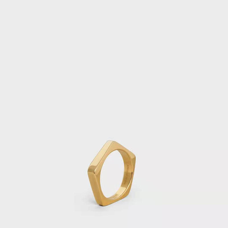 18K Gold Plated Simple Cold Style Internet Celebrity Same Style