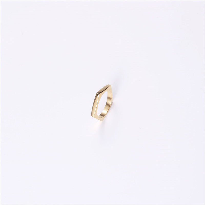 18K Gold Plated Simple Cold Style Internet Celebrity Same Style