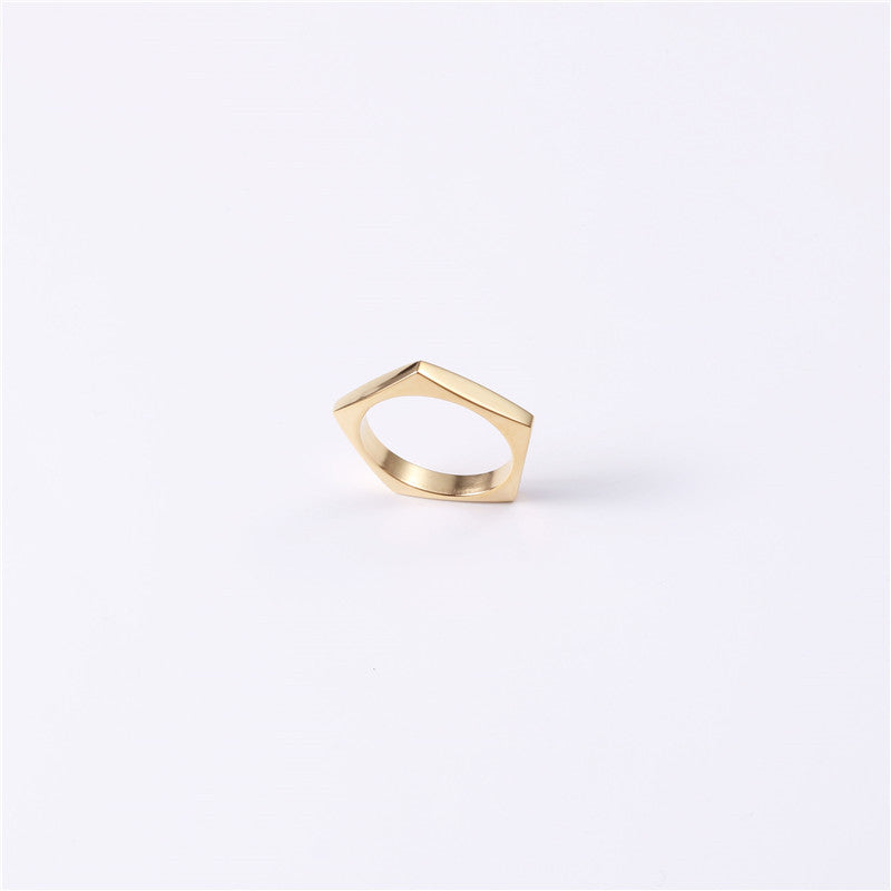 18K Gold Plated Simple Cold Style Internet Celebrity Same Style