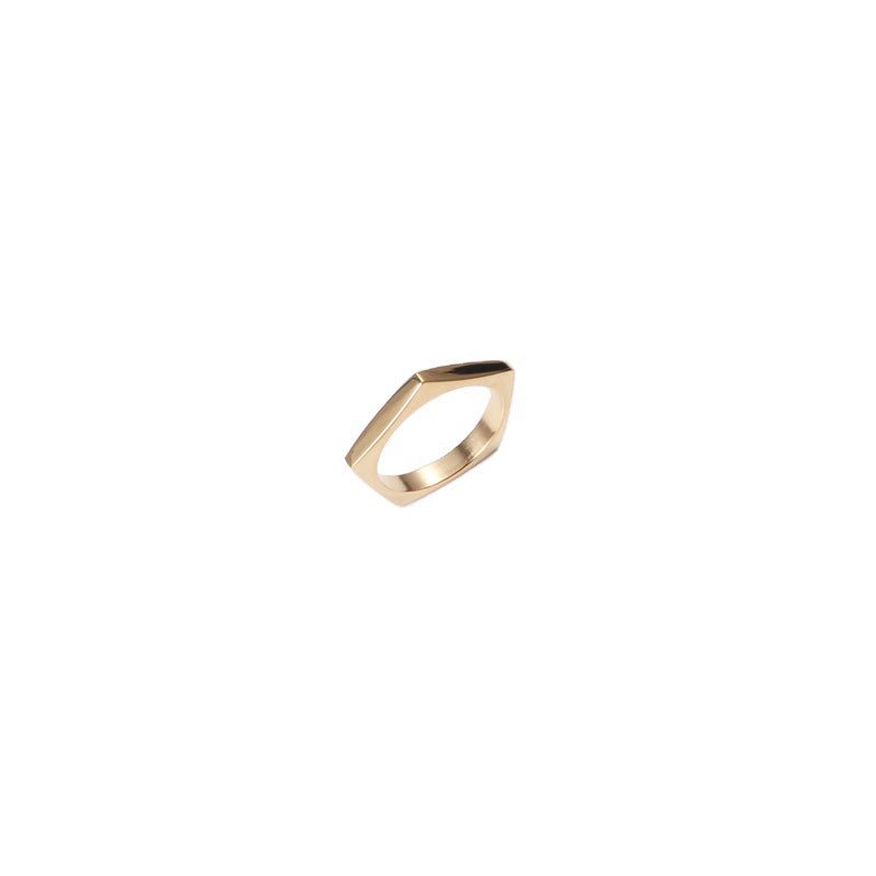 18K Gold Plated Simple Cold Style Internet Celebrity Same Style