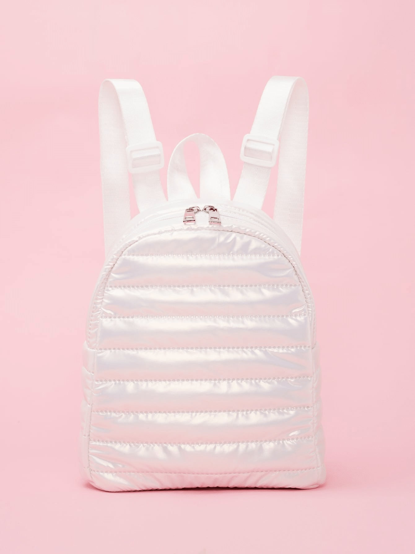 Cotton-padded Down Embroidery Thread Space Cotton Backpack