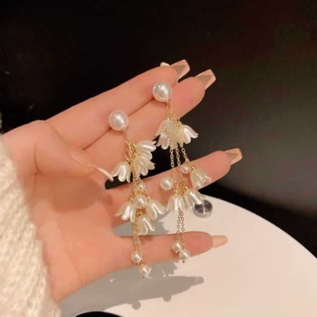 Niche Sweet Elegant Flowers Earrings