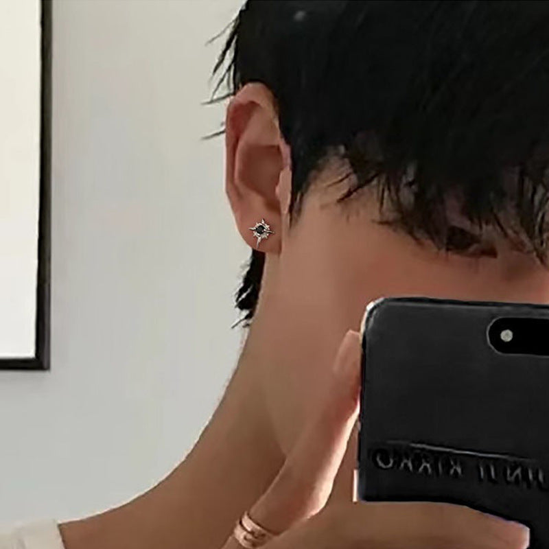 Non-pierced Personalized Trendy Magnetic Zircon Ear Studs