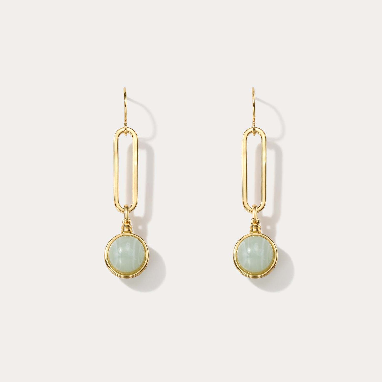 Fashion Devil's Eye Pendant Earrings Female Natural Stone